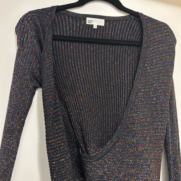 By the Way Wrap Sweater in multicolour in size S - Picture 2 of 4